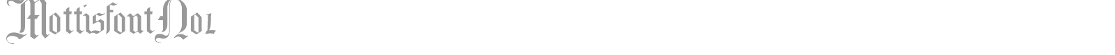 Mottisfont font preview